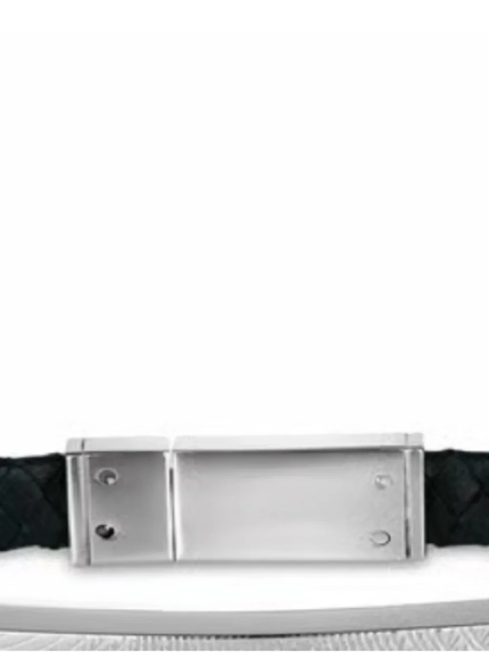Men’s Leather Bracelet Collection. Set of 3. Stainless steel accents. NEW in bag